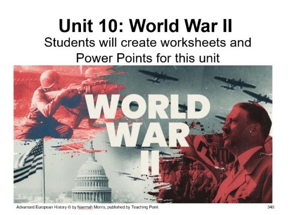 Unit 10: World War Two $30 (Total days: 8, pages: 43):