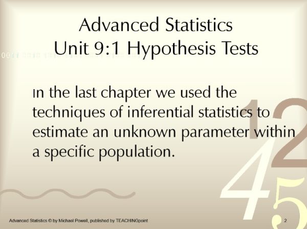 Unit 9 Hypothesis Tests (Total pages: 239, days: 30):$30